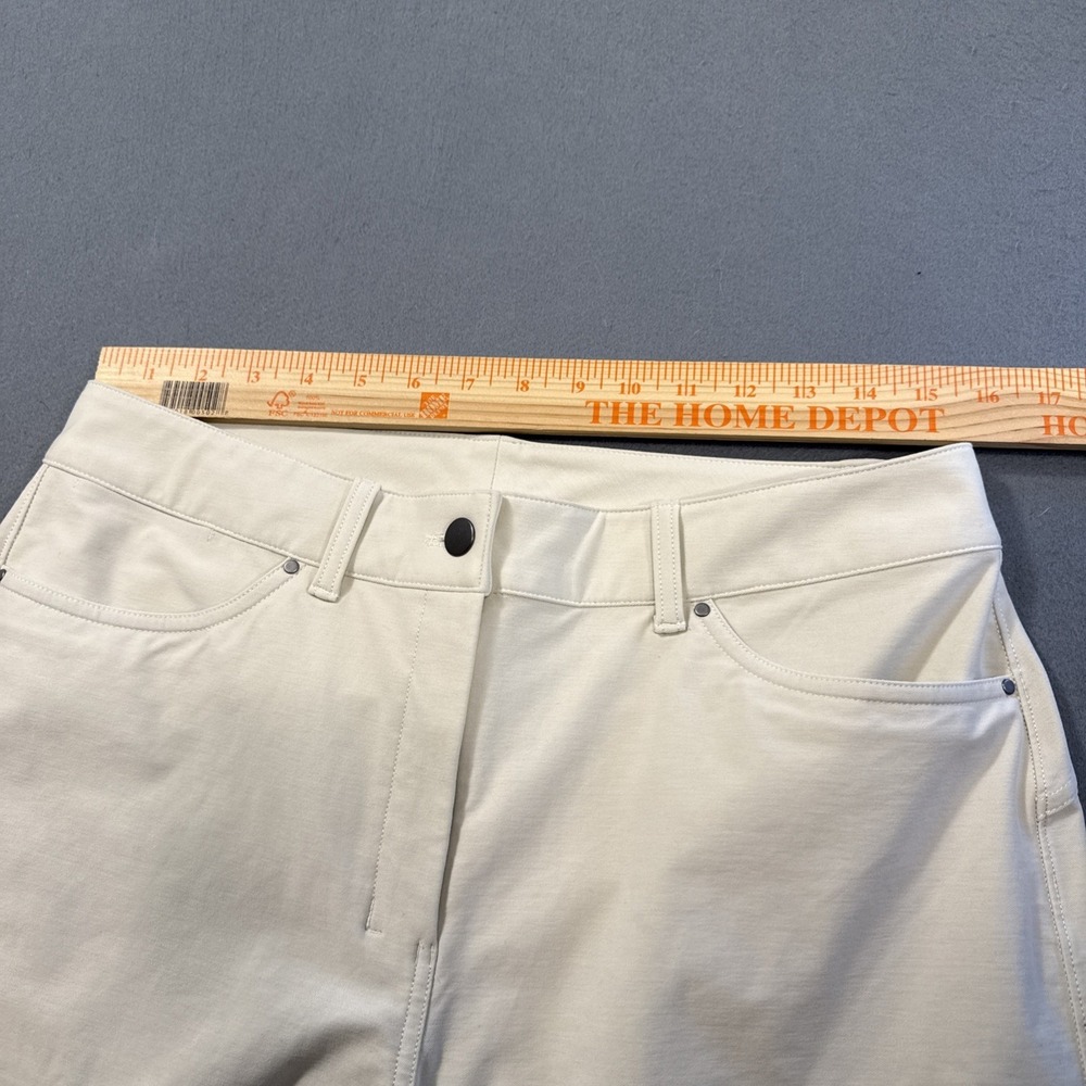 PANTS WIDE LEG Lululemon Women 31 BEIGE City Sleek 5 Pocket NWOT LE5ENJ - Picture 6 of 12
